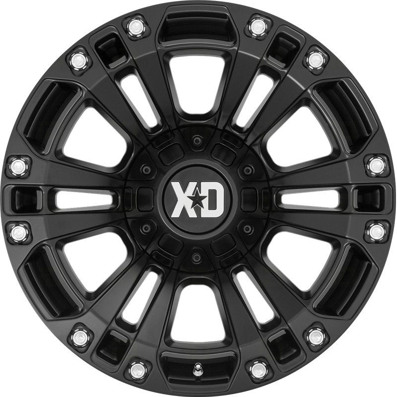 XD 20x9 XD851 Monster 3 Satin Black +0mm