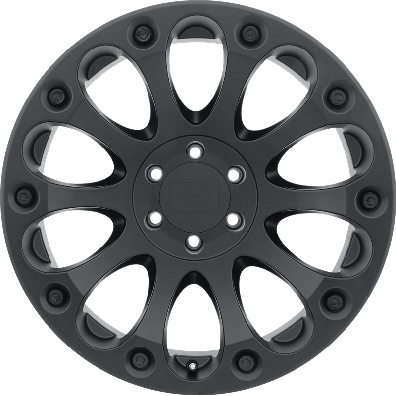 Level 8 16x8.5 Impact Matte Black -24mm