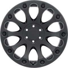 Level 8 16x8.5 Impact Matte Black -24mm