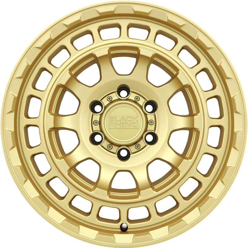 Black Rhino 20x9.5 Chamber Matte Gold +12mm