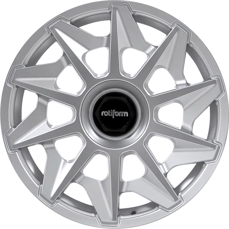 Rotiform 19x8.5 R124 CVT Gloss Silver +45mm