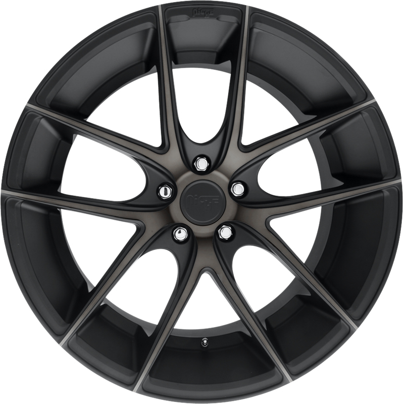 Niche 19x8.5 M130 Targa Black Machined w/ Dark Tint +35mm