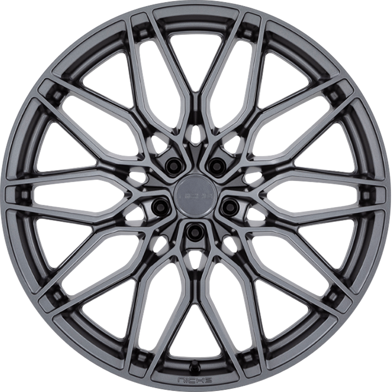 Niche 20x10.5 NC277 Calabria 5 Matte Gunmetal +40mm