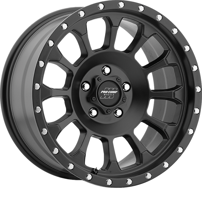 Pro Comp 20x9 PA34 Rockwell Satin Black +0mm