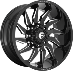 Fuel 20x9 D744 Saber Gloss Black Milled +20mm