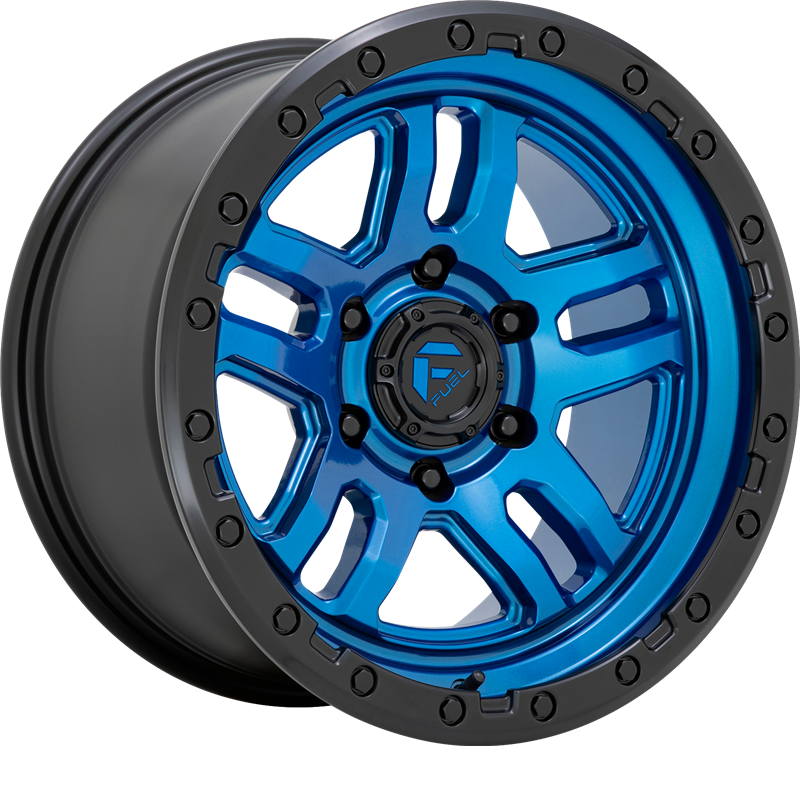 Fuel 20x10 D790 Ammo Blue w/ Black Lip -18mm