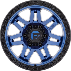 Fuel 17x9 D813 Syndicate Dark Blue w/ Black Ring +1mm