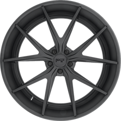 Niche 20x9 M117 Misano Matte Black +50mm