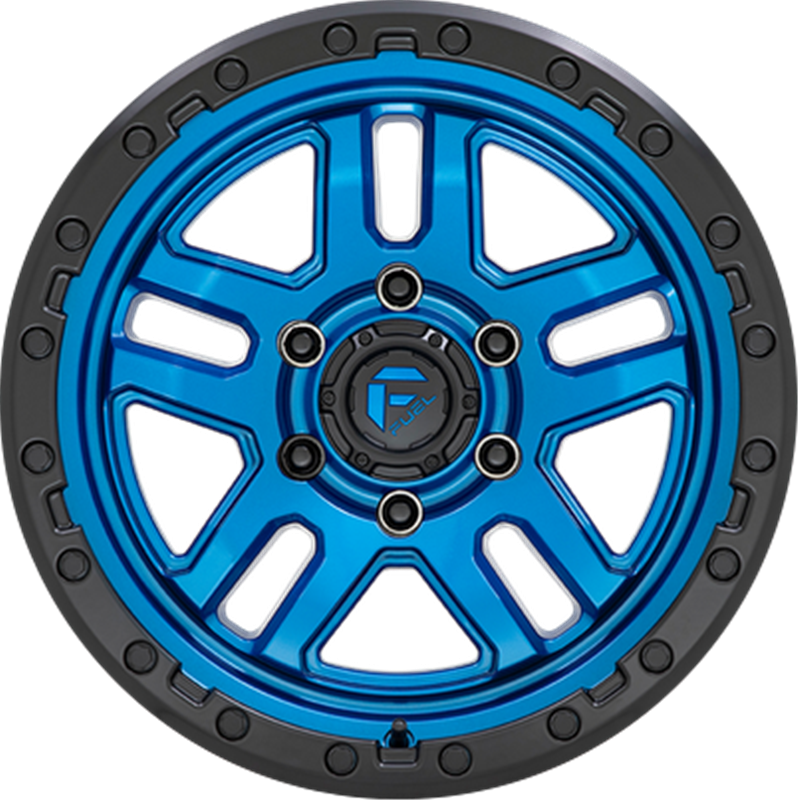 Fuel 17x9 D790 Ammo Blue w/ Black Lip -12mm