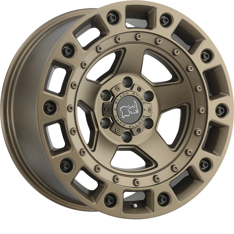 Black Rhino 20x9.5 Cinco Bronze w/ Black Bolts +12mm