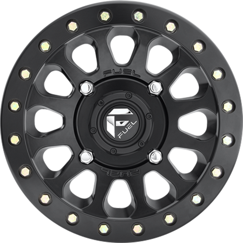 Fuel UTV 14x7 D920 Vector Beadlock Matte Black +13mm