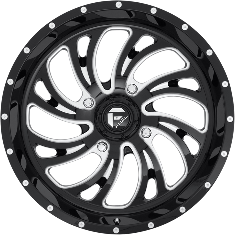 Fuel UTV 18x7 D641 Kompressor Gloss Black Milled +13mm