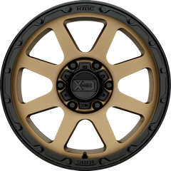 XD 18x8.5 XD134 Addict 2 Matte Bronze w/ Matte Black Lip +0mm