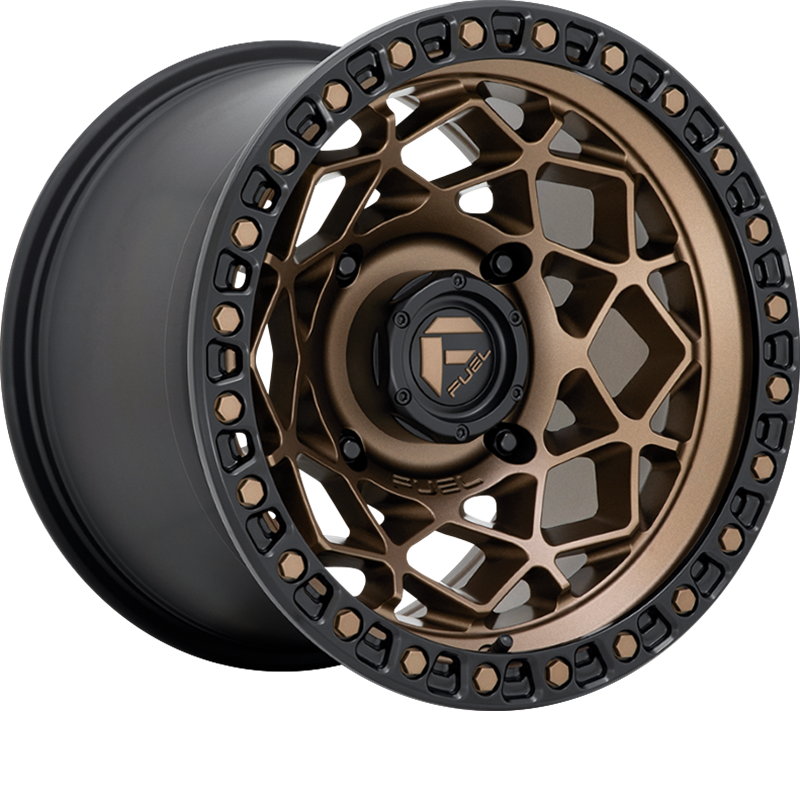 Fuel UTV 15x10 D785 Unit Bronze w/ Matte Black Ring +0mm