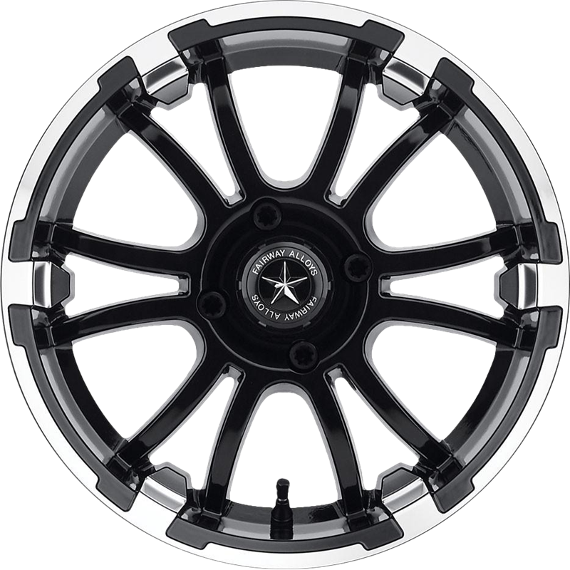 Fairway Alloys 14x6.5 FA134 Sixer Matte Black Machined -20mm