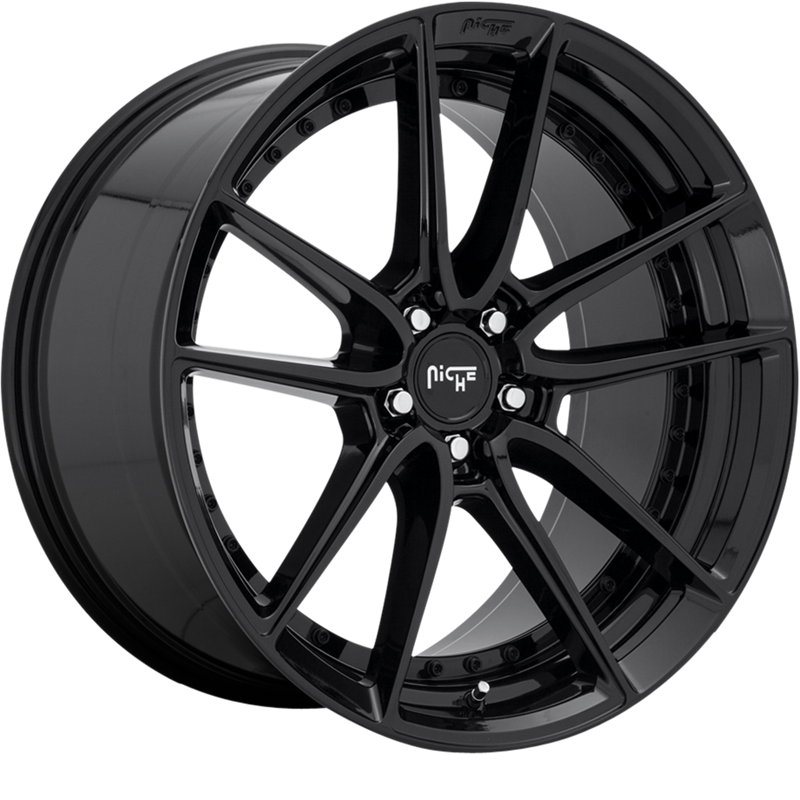 Niche 18x8 M223 DFS Gloss Black +30mm