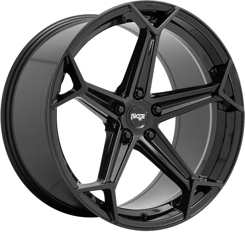 Niche 20x9 M258 Arrow Gloss Black +35mm