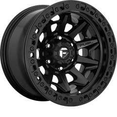 Fuel 17x9 D114 Covert BL Matte Black -15mm