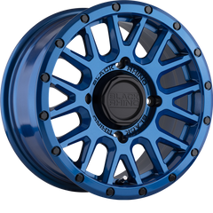 Black Rhino Powersports 15x7 La Paz UTV Blue w/ Black Bolts +36mm