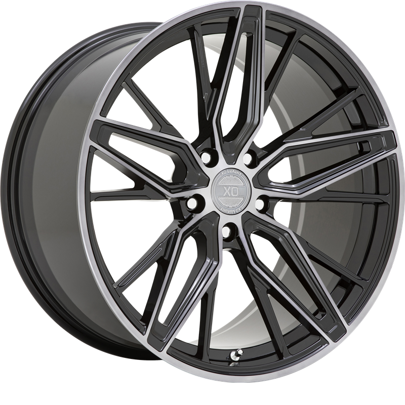 XO 20x9 Zurich Gloss Black Machined w/ Dark Tint +30mm