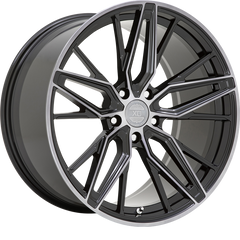 XO 20x9 Zurich Gloss Black Machined w/ Dark Tint +30mm