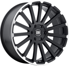 Black Rhino 20x9 Spear Matte Black w/ Matte Machined Lip Edge +15mm