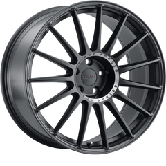 TSW 17x8 Paddock Semi Gloss Black w/ Machined Tinted Ring +40mm