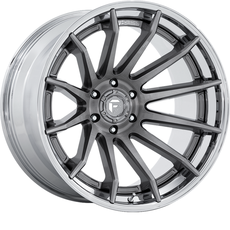 Fuel 20x10 FC403 Burn Platinum w/ Chrome Lip -18mm