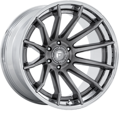 Fuel 20x10 FC403 Burn Platinum w/ Chrome Lip -18mm