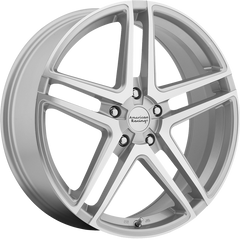 American Racing 18x8 AR907 Bright Silver w/ Machined Face +40mm