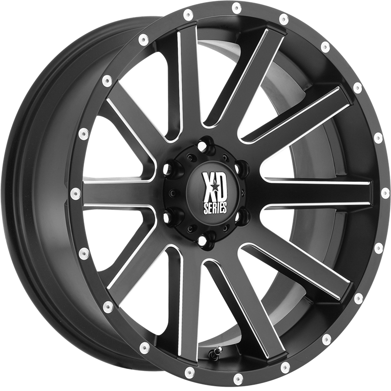 XD 20x10 XD818 Heist Satin Black -24mm