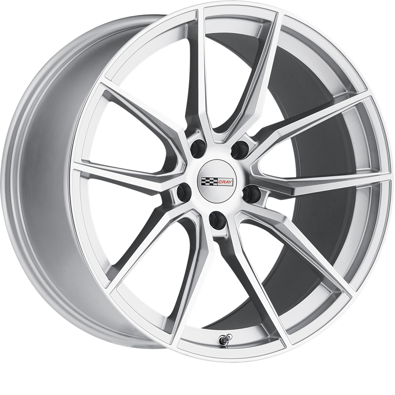 Cray 20x9.5 Spider Silver w/ Mirror Cut Face +56mm