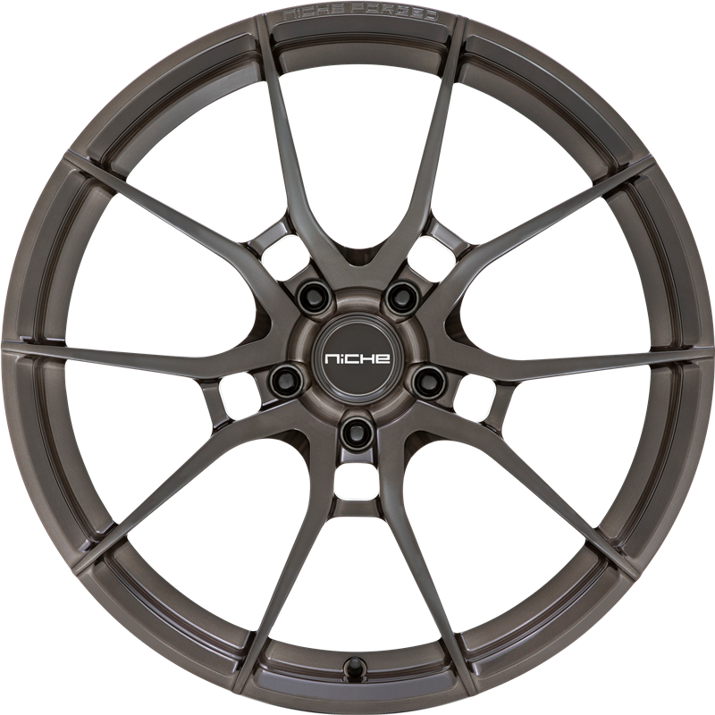 Niche 20x10 T111 Kanan Brushed Candy Smoke +25mm