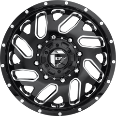 Fuel 20x8.25 D581 Triton Dually Gloss Black Milled -221mm