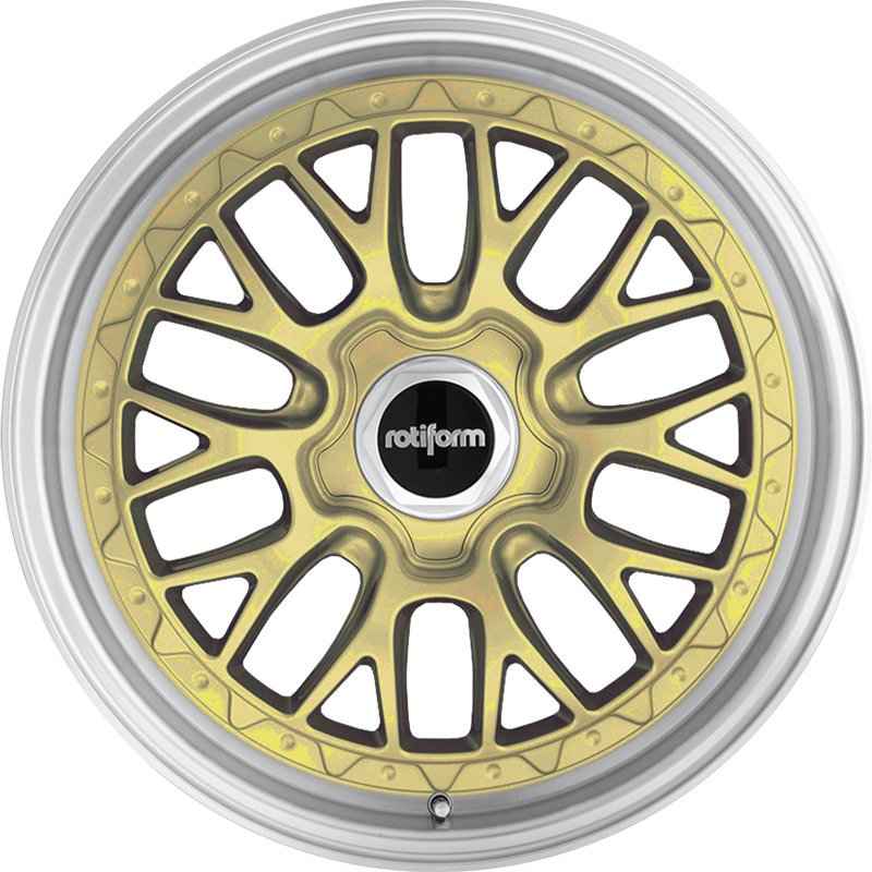 Rotiform 18x8.5 R156 LSR Matte Gold Machined +35mm