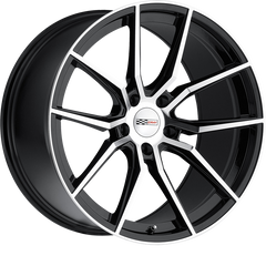 Cray 20x10.5 Spider Gloss Black w/ Mirror Cut Face +65mm