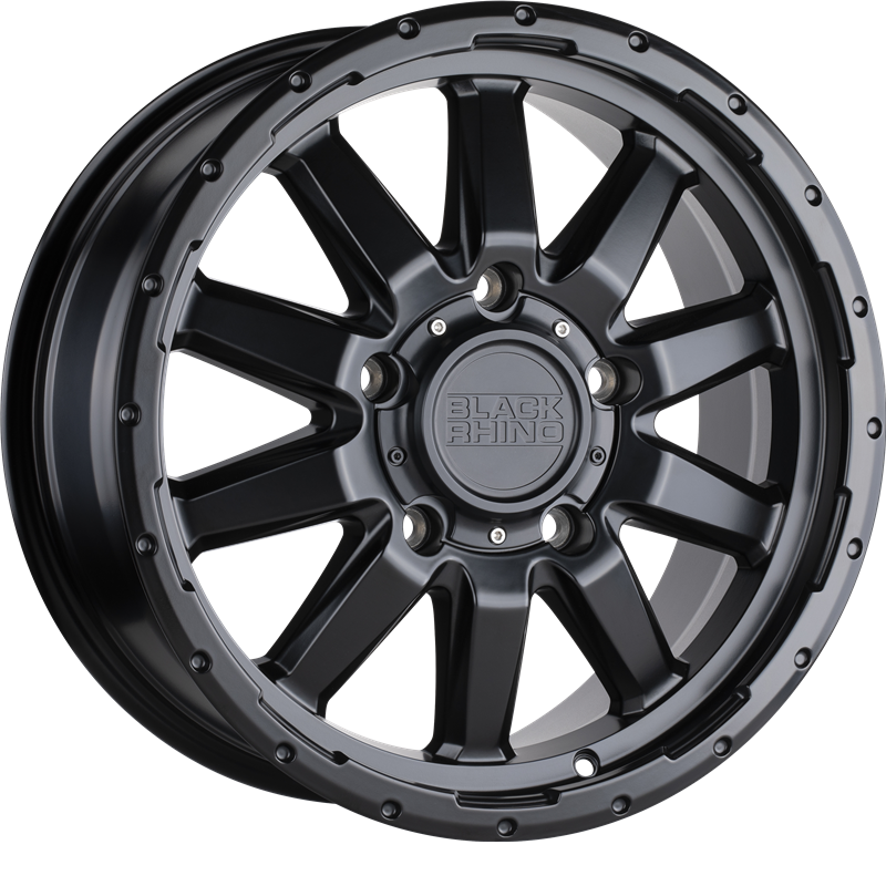 Black Rhino 17x7.5 Excursion Matte Black +45mm