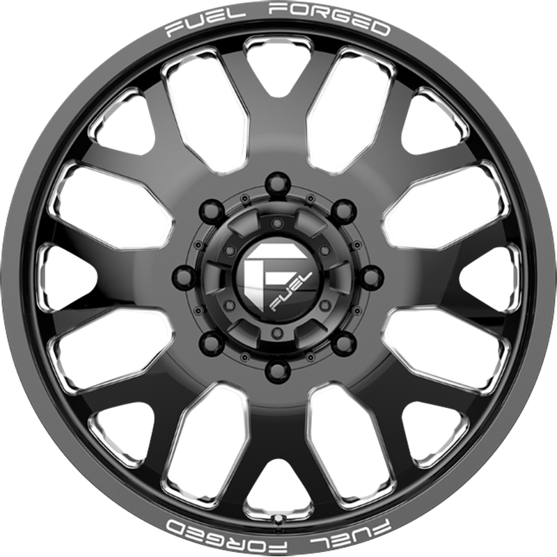 Fuel 20x10 DE19 FF19D Gloss Black Milled -24mm