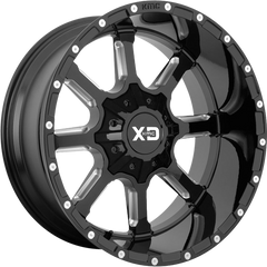 XD 20x10 XD838 Mammoth Gloss Black Milled -18mm