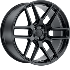 Mandrus 20x10 Otto Gloss Black +40mm