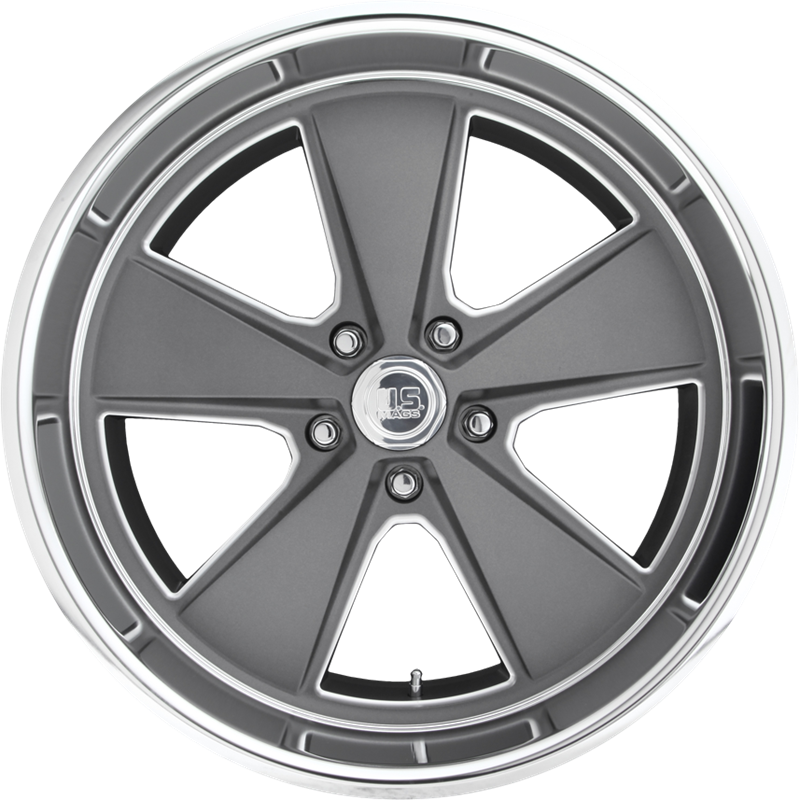 US Mags 20x8 U120 Roadster Textured Gray w/ Diamond Cut Lip +1mm