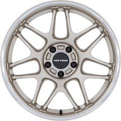 Motegi Racing 18x8.5 MR158 Tsubaki Motorsport Gold w/ Machined Lip +42mm