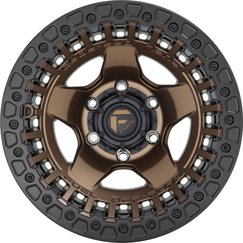 Fuel 17x9 D119 Warp Beadlock Matte Bronze -15mm