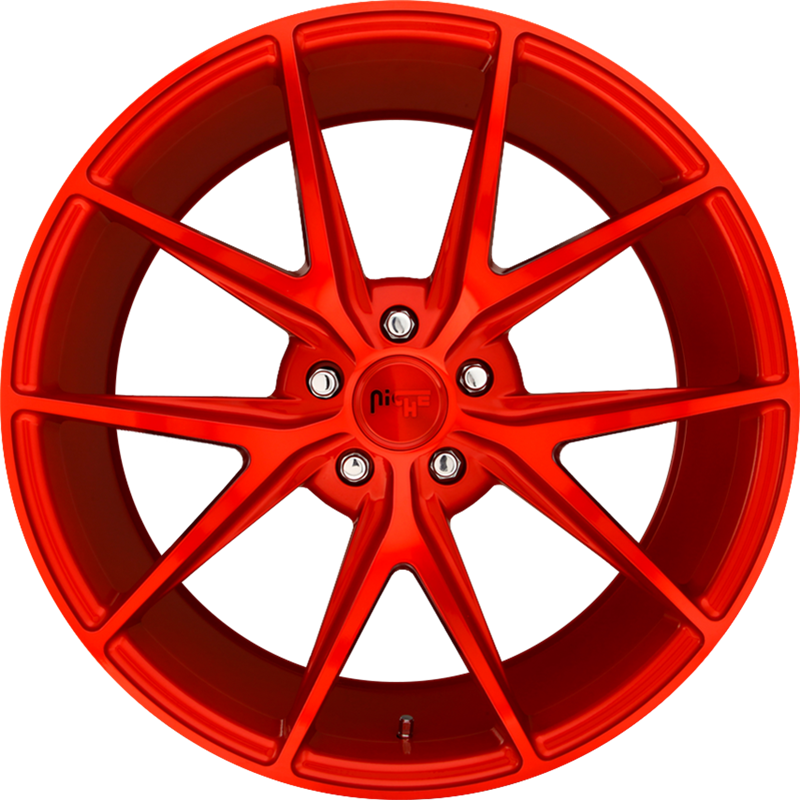 Niche 19x8.5 M186 Misano Candy Red +35mm