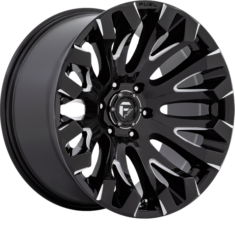 Fuel 20x10 D828 Quake Gloss Black Milled -18mm