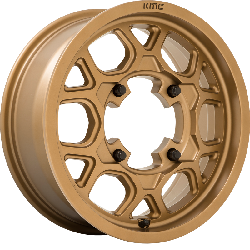 KMC Powersports 15x6 KS133 Mesa Lite Matte Bronze +38mm