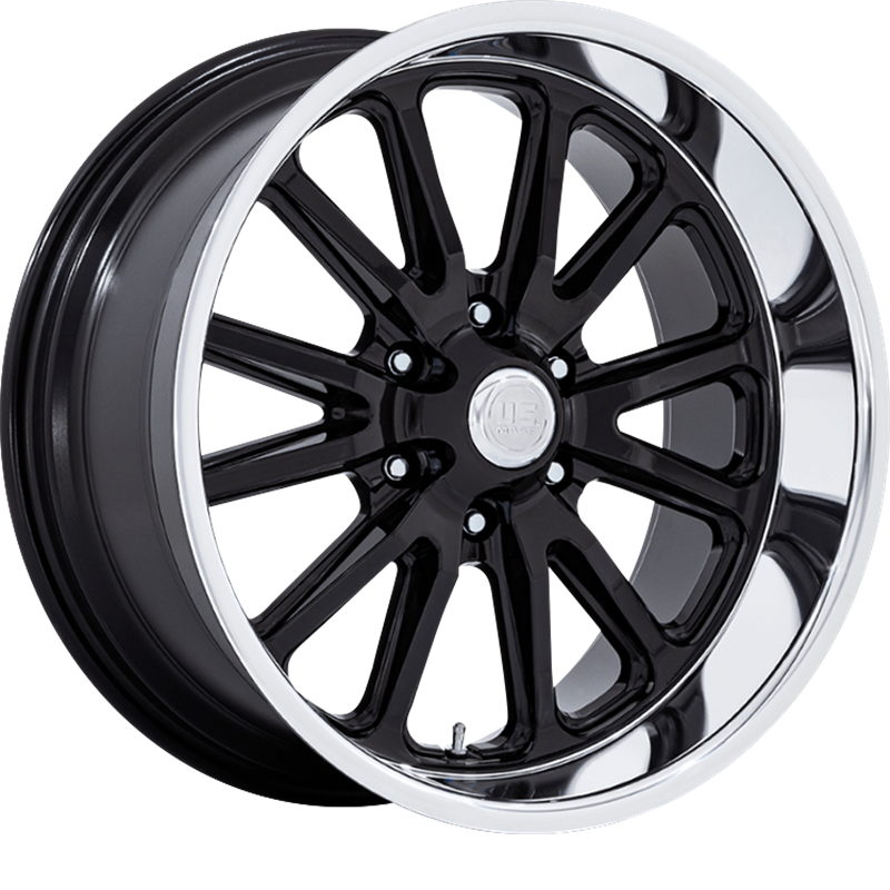 US Mags 20x9.5 UC145 Rambler 6 Gloss Black w/ Diamond Cut Lip +1mm