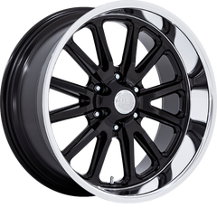 US Mags 20x9.5 UC145 Rambler 6 Gloss Black w/ Diamond Cut Lip +1mm