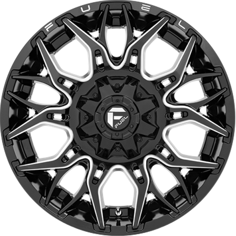 Fuel 20x10 D769 Twitch Gloss Black Milled -18mm