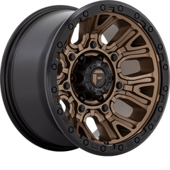 Fuel 20x9 D826 Traction Matte Bronze w/ Black Ring +1mm